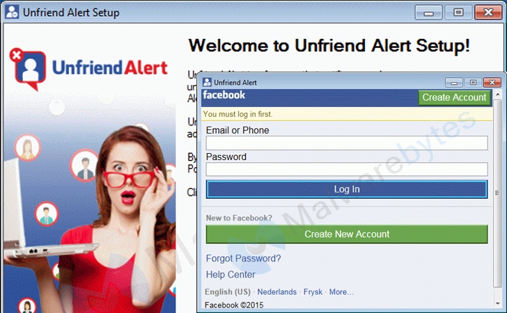 Beware! Facebook UnfriendAlert Software Steals Your Account Password