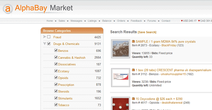 AlphaBay Dark Web Market Goes Down; Users Fear Exit-Scam