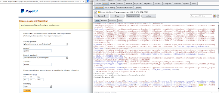 Hacking PayPal Account with Just a Click... CSRF Exploit