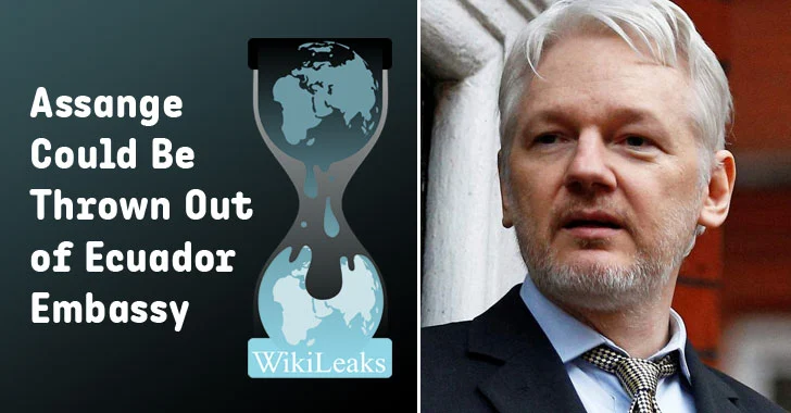 Ecuador to Withdraw Asylum for Wikileaks Founder Julian Assange