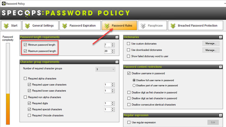 maximum password length