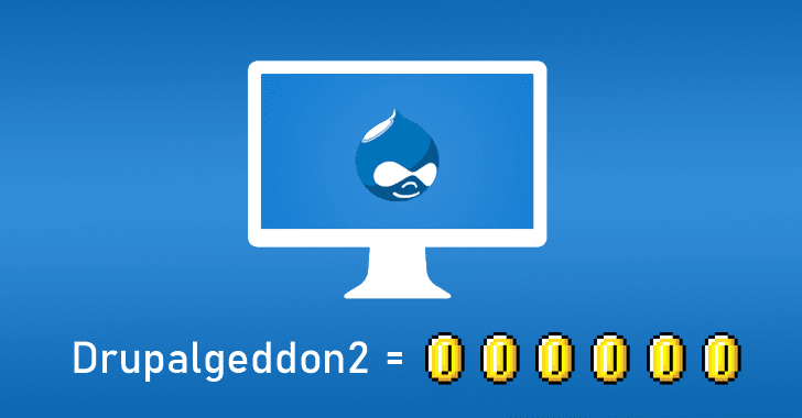 Hackers Exploiting Drupal Vulnerability to Inject Cryptocurrency Miners