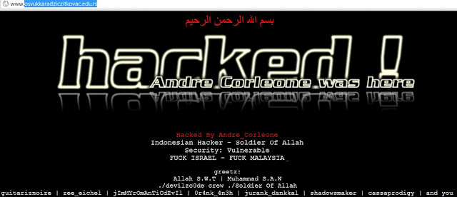 Indonesian Hacker "Andre_Corleone" Deface Osvukkaradziczitkovac.edu.rs & Businesslicense.go.ke