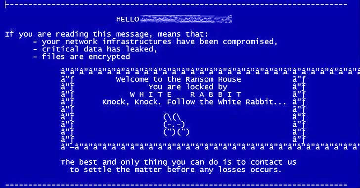FIN8 Hackers Spotted Using New 'White Rabbit' Ransomware in Recent Attacks