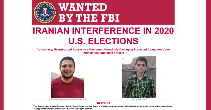 , U.S. Charged 2 Iranian Hackers for Threatening Voters During 2020 Presidential Election