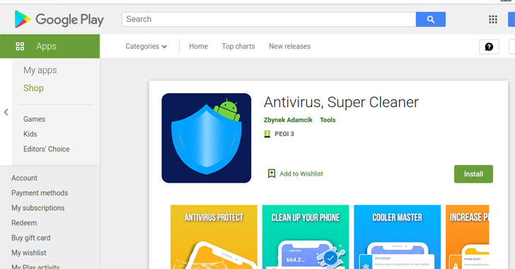 SharkBot Banking Malware Spreading through Faux Android Antivirus App on Google Play Retailer