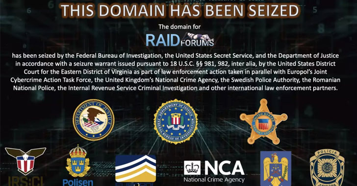 FBI, Europol Seize RaidForums Hacker Forum and Arrest Admin