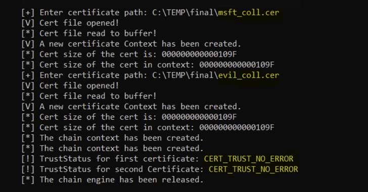 Researchers Release PoC Exploit for Windows CryptoAPI Bug Discovered by NSA