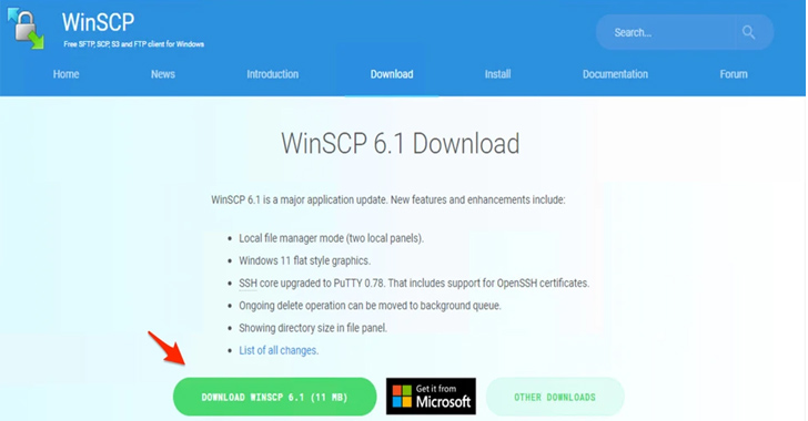 BlackCat Operators Distributing Ransomware Disguised as WinSCP via Malvertising