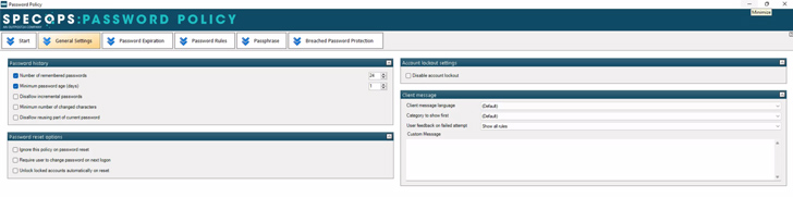 Specops Password Policy