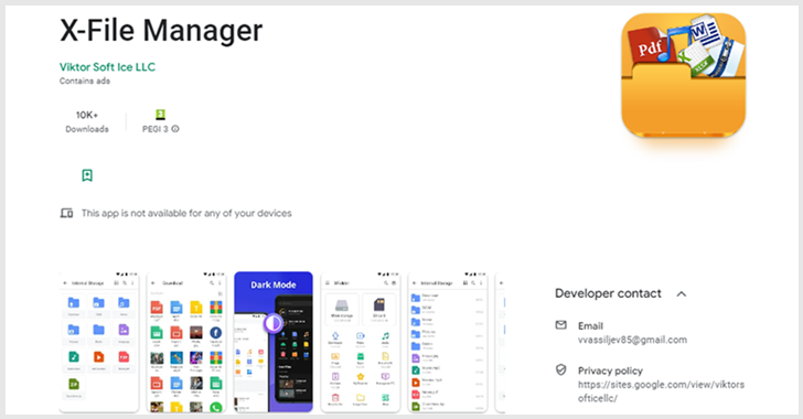 This Android File Manager App Infected Thousands of Devices with SharkBot Malware