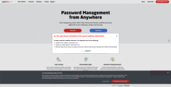 Bề mặt tấn công LastPass