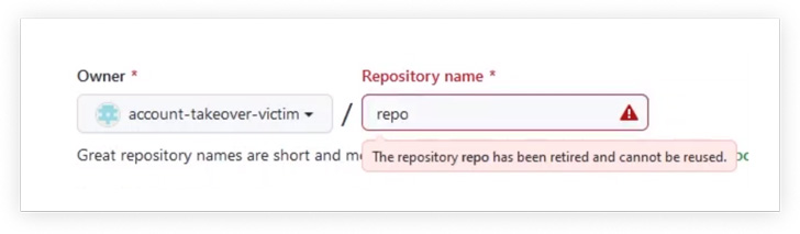 GitHub Repojacking Hatası