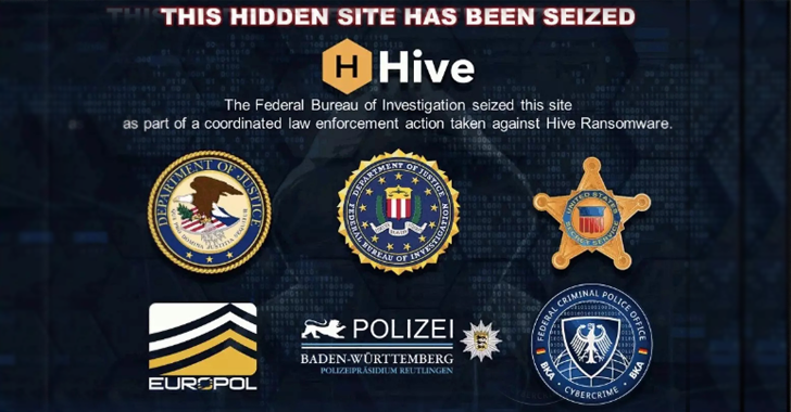 Hive Ransomware Infrastructure Seized in Joint International Law Enforcement Effort