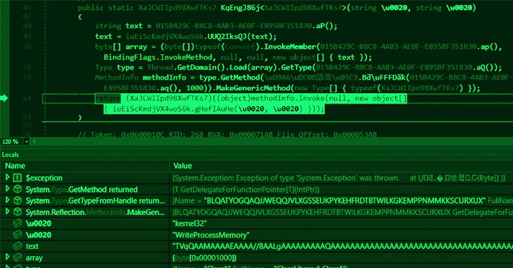 How can an attacker execute malware through a script? 2022