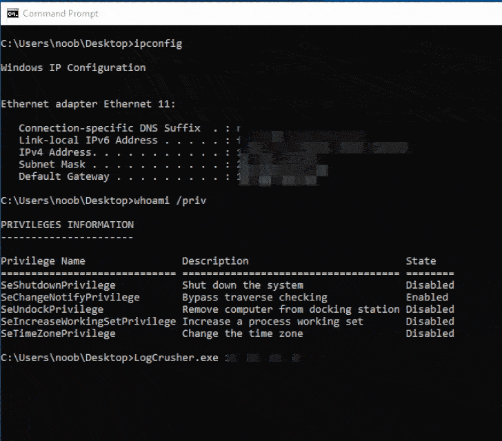 Windows Event Log Vulnerabilities