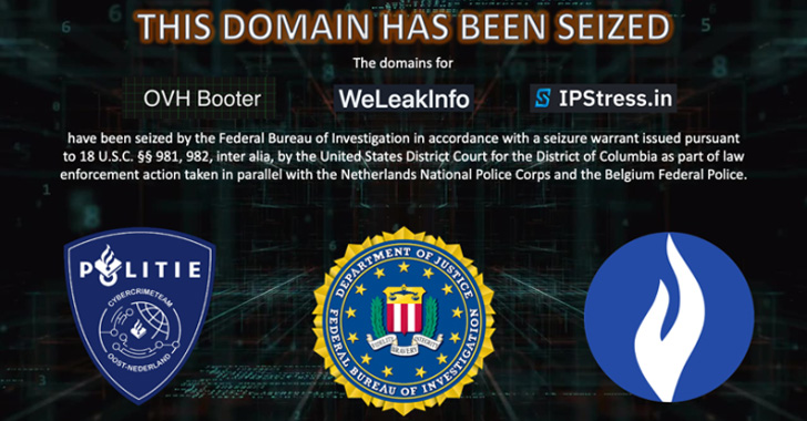 DOJ Seizes 3 Web Domains Used to Sell Stolen Data and DDoS Services
