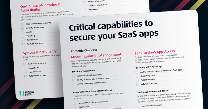 The Ultimate SaaS Security Posture Management Checklist, 2023 Edition